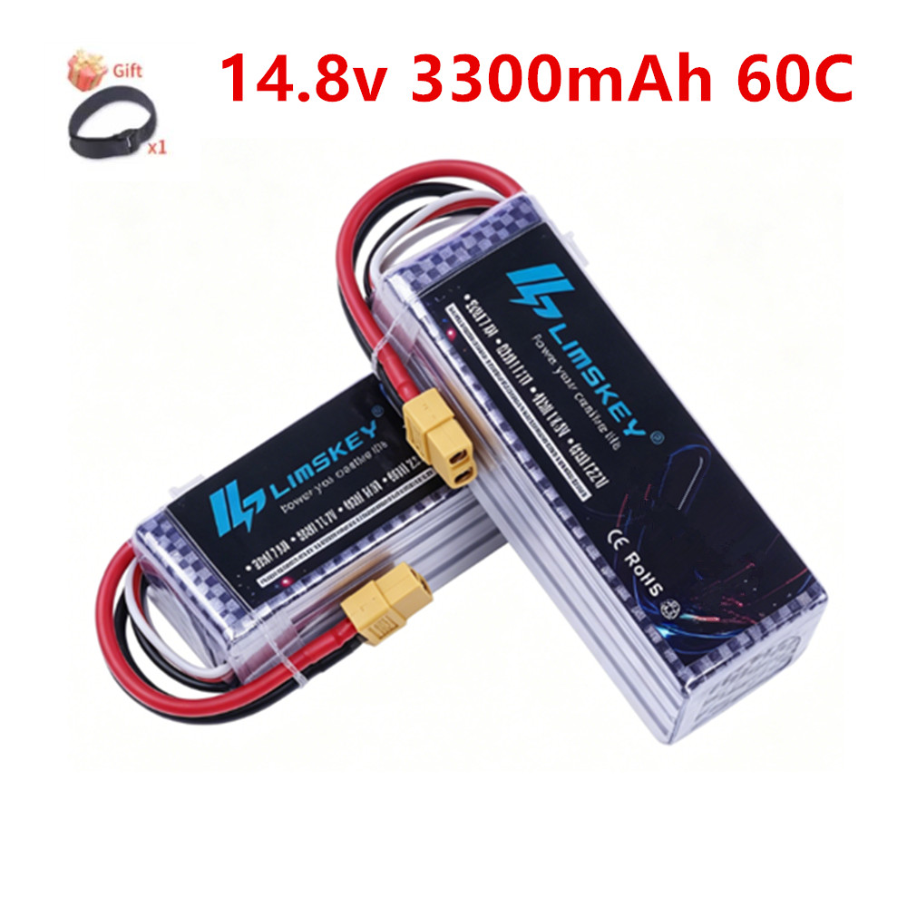 Rc Hobby Airplanes - Batteria LiPo 4S 14.8V 3300mAh 60C/80C
