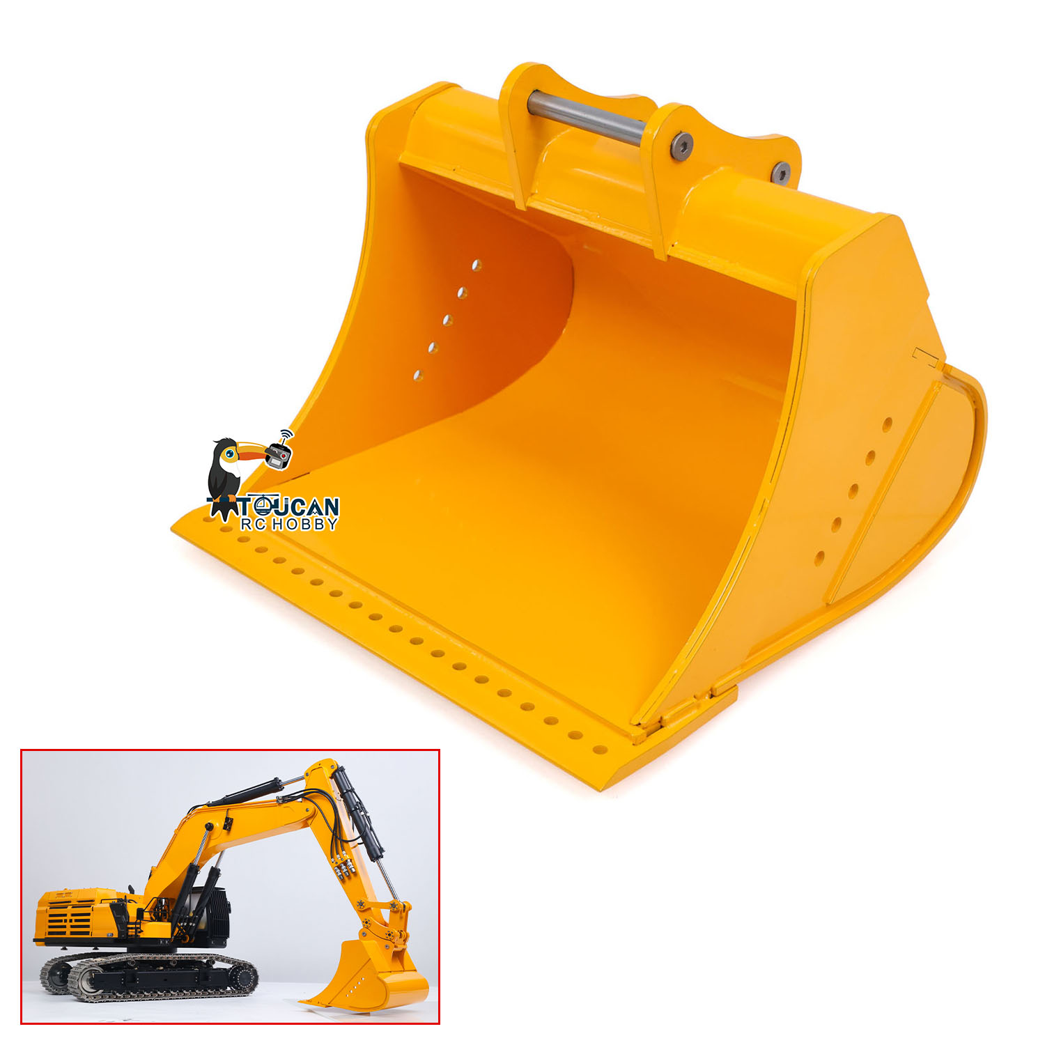 Rc Hobby Grade Excavator - Benna di Pendenza in Metallo per