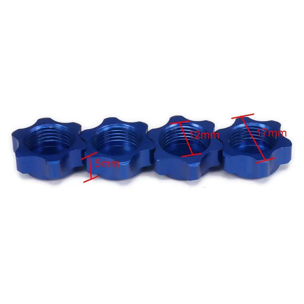 Rc Hobby Nut - 4PCS 17 millimetri Mozzo Ruota Dado