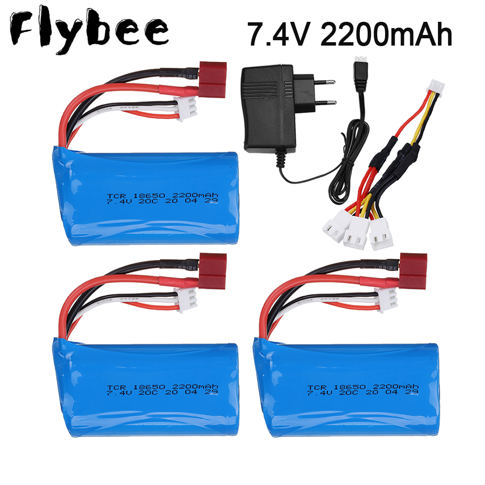 Rc Hobby Helicopter - 7.4 V 2200mAh 18650 Lipo Batery