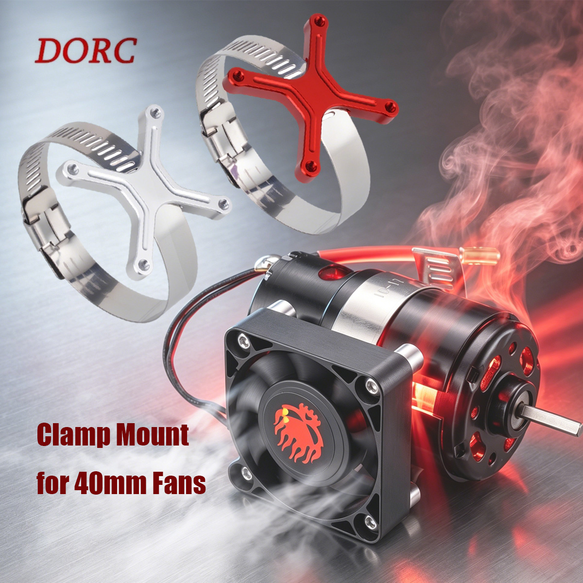 Rc Hobby Model - Supporto Universale Regolabile per Ventola 30-49mm