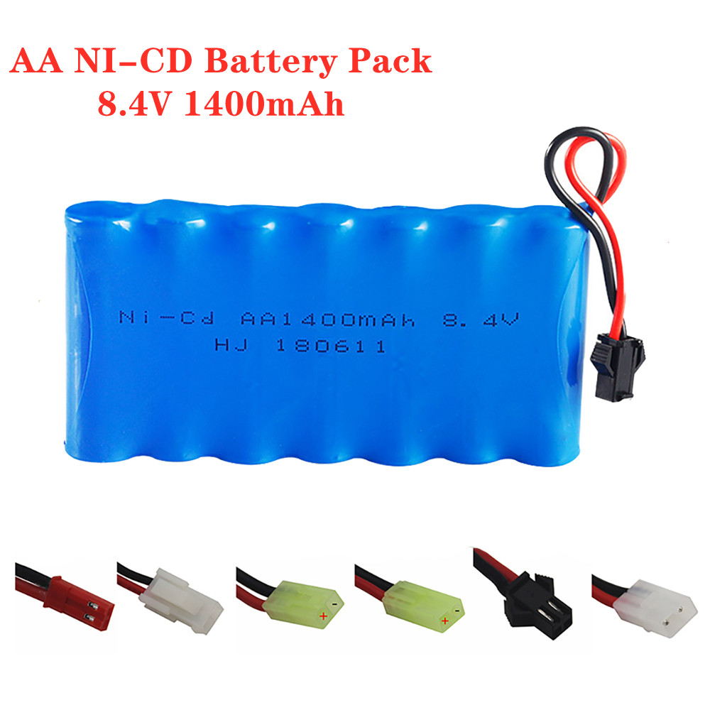 Rc Hobby Boat - Batteria ricaricabile Ni-CD 8.4V 1400mah per