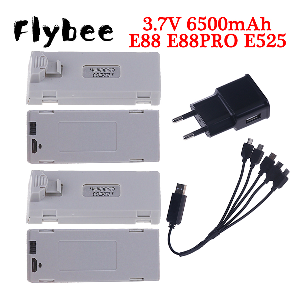 Rc Hobby Airplanes - Batteria originale E88 3.7V 6500mAh batteria