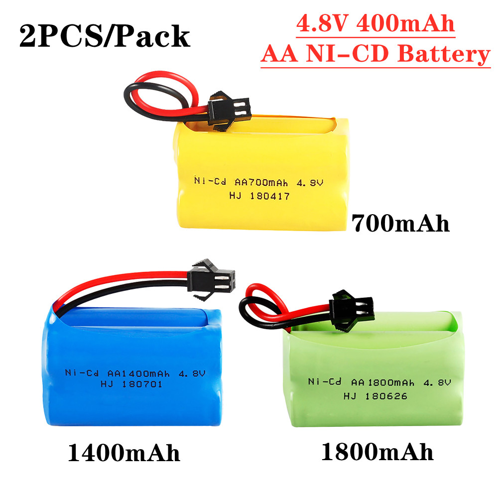 Rc Hobby Boat - 4.8v 700/1400/1800mah NiCd Batteria Ni-Cd Batteria