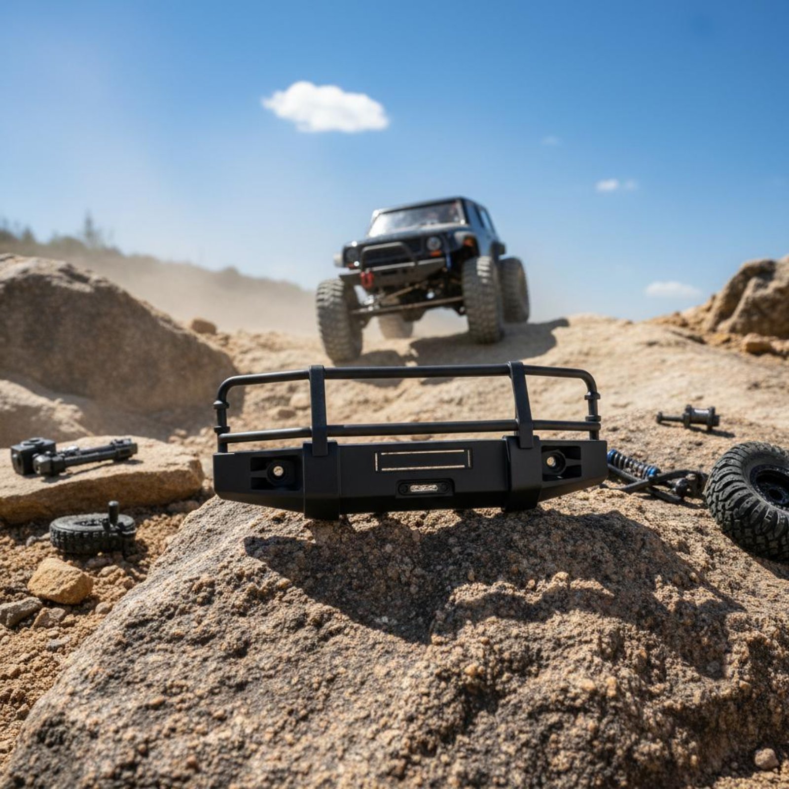 Rc Hobby Model - Paraurti Anteriore per RC Crawler, Modello