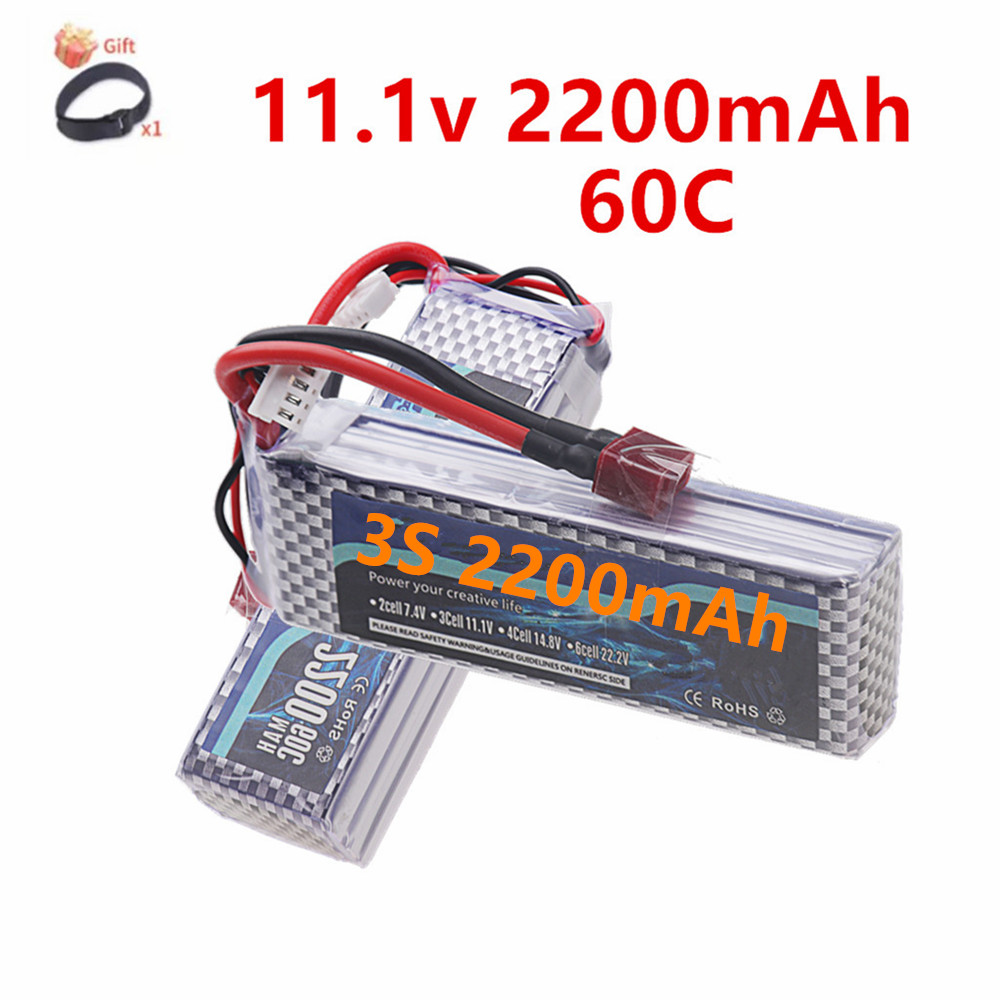 Rc Hobby Helicopter - Batteria Lipo 3S 11.1V Deans T