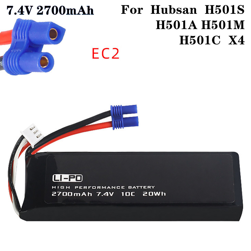Rc Hobby Helicopter - Batteria originale 7.4V 2700mAh 10C per