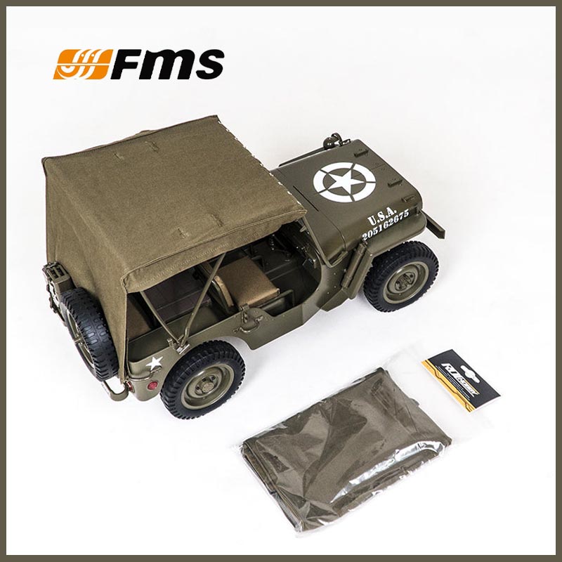 Rc Jeep Hobby - Tetto in tela FMS 1/12 C1167