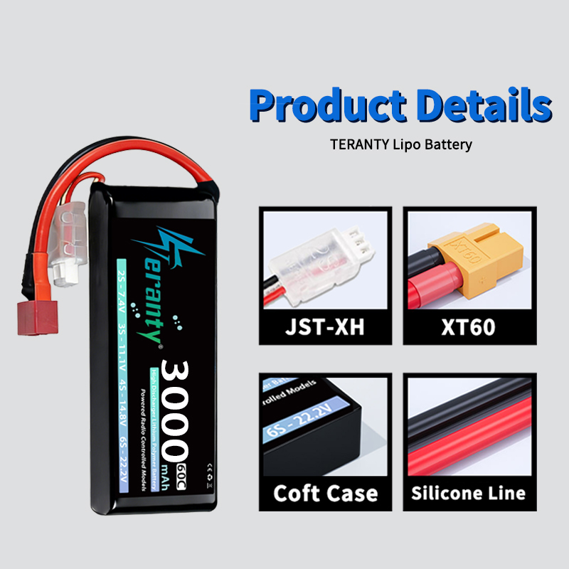 Batteria Lipo TERANTY 2S 3000m - Rc Hobby Airplanes recensione e prezzo