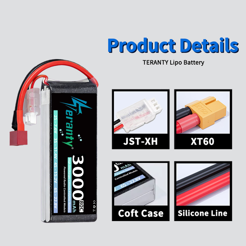 Batteria Lipo TERANTY 2S 3000m - Rc Hobby Airplanes recensione e prezzo