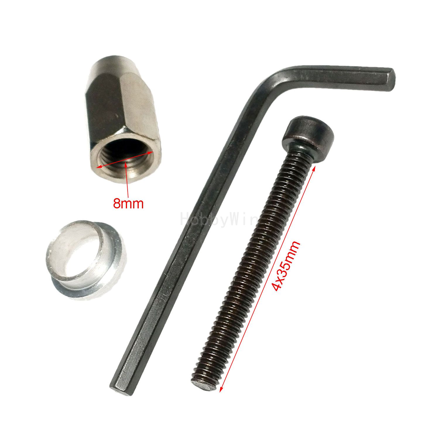 Dado esagonale da 8 mm e vite  - Rc Hobby Nut recensione e prezzo