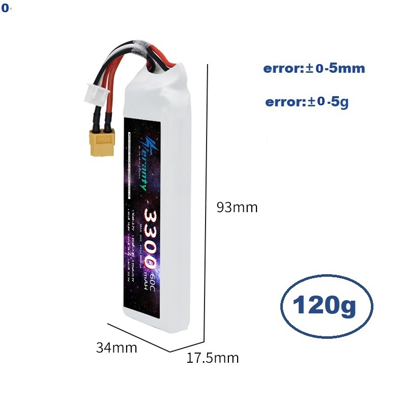 Batteria LiPo 2S 7.4V 3300mAh  - Rc Hobby Model recensione e prezzo