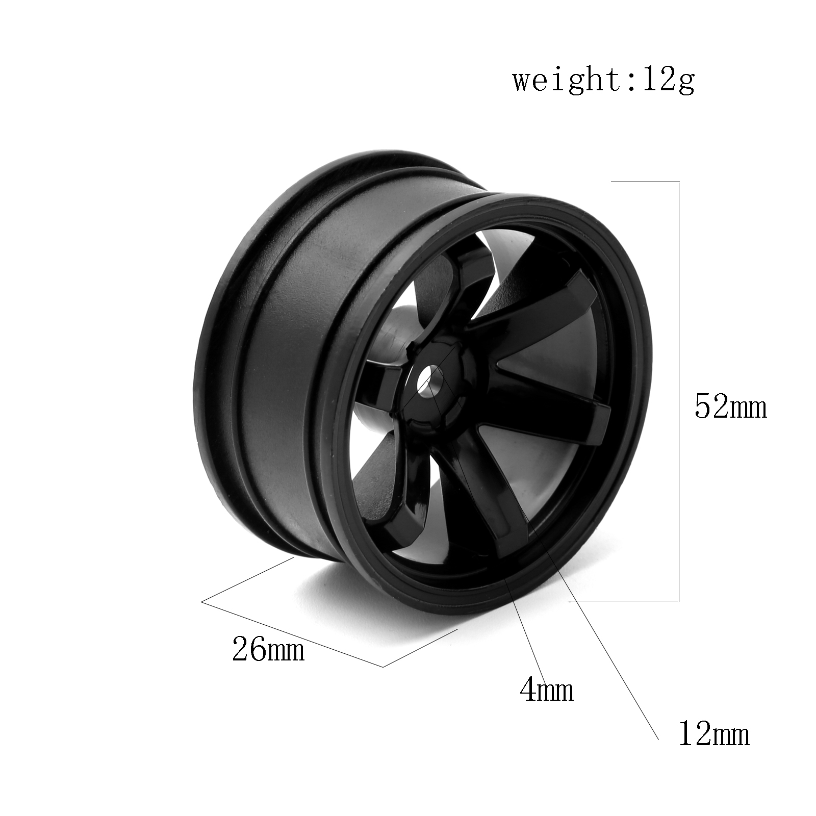 4 pezzi mozzo ruota in plastic - Rc Hobbies recensione e prezzo