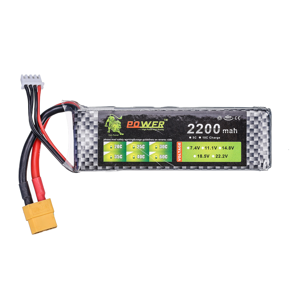 Batteria Lipo 3S 11.1V 2200mAh - Rc Hobby Airplanes recensione e prezzo