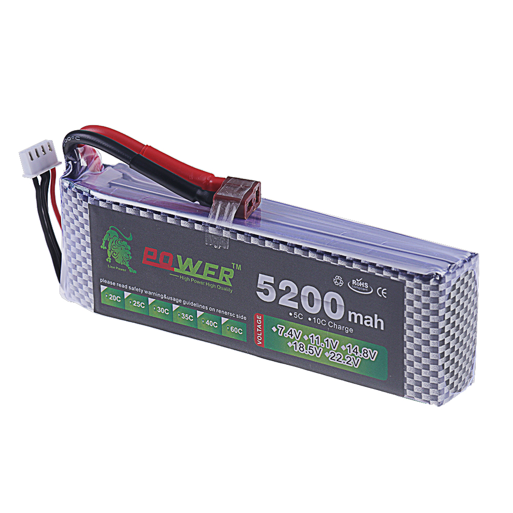 3S Lipo Batteria 11.1V 5200mah - Rc Hobby Airplanes recensione e prezzo
